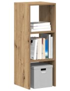vidaXL Библиотека стифиращи дъб артизан 30x30x80 см инженерно дърво
