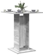 vidaXL Бистро маса сив сонома 60x60x75 см инженерна дървесина
