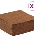 vidaXL Блокове кокосов торф 5 бр 5 кг всеки 25 кг общо