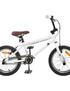 vidaXL BMX Велосипед 18 инча за 7-10 години Бяло