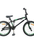 vidaXL BMX Велосипед 20 инча за деца над 9 години Черно