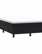 vidaXL Box Spring Легло без матрак Черно 120x210 cm Кадифе
