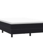vidaXL Box Spring Легло без матрак Черно 160x210 cm Кадифе