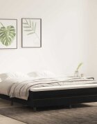vidaXL Box Spring Легло без матрак Черно 180x220 cm Velvet