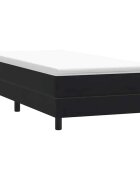 vidaXL Box Spring Легло без матрак Черно 80x210 cm Кадифе