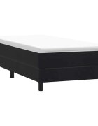 vidaXL Box Spring Легло без матрак Черно 90x210 cm Кадифе