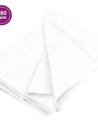 vidaXL Брезент 180 г/м² 8x8 м бял HDPE