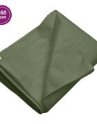vidaXL Брезент 260 г/м² 3x6 м зелен HDPE