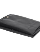 vidaXL Брезент 650 г/м² 15x20 м черен