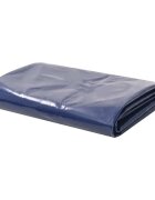 vidaXL Брезентово платнище 650 гр/м² 4x4 м цвят син