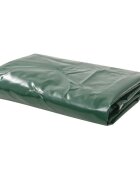 vidaXL Брезентово платнище 650 гр/м² 4x4 м цвят зелен