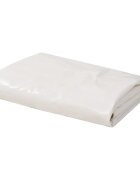 vidaXL Брезентово платнище 650 гр/м² 4x8 м цвят бял