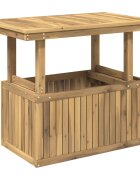 vidaXL Бяло 90 x 55 x 75/445 см