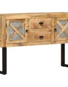 vidaXL Бюфет 110x30x74 см грубо мангово дърво