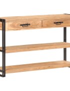 vidaXL Бюфет 120x30x75 см акациево дърво масив