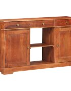 vidaXL Бюфет 135x35x75 см акациево дърво масив