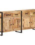 vidaXL Бюфет 172x35x80 см мангово дърво масив