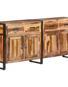 vidaXL Бюфет 172x35x80 см масивно акациево дърво с меден финиш