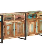 vidaXL Бюфет 172x35x80 см регенерирано дърво масив