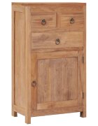 vidaXL Бюфет 50x30x90 см тиково дърво масив