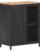 vidaXL Бюфет 60x35x78 см грубо мангово дърво масив
