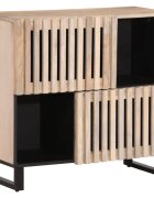 vidaXL Бюфет 80x34x75 см мангово дърво масив