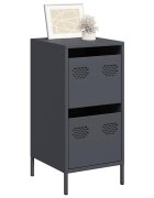 vidaXL Бюфет антрацит 35x39x735 см студеновалцувана стомана