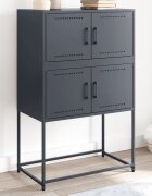 vidaXL Бюфет антрацит 685x385x107 см стомана