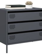 vidaXL Бюфет антрацит 68x39x585 см студеновалцувана стомана