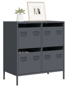 vidaXL Бюфет антрацит 68x39x735 см студеновалцувана стомана