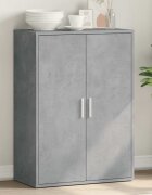 vidaXL Бюфет бетонно сив 60x31x84 см инженерно дърво