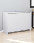 vidaXL Бюфет бял 102x33x75 см инженерно дърво