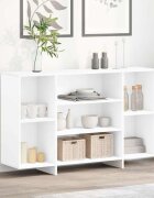 vidaXL Бюфет бял 120x30x75 см инженерно дърво