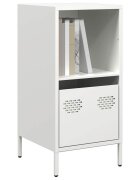 vidaXL Бюфет бял 35x39x735 см студеновалцувана стомана
