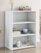 vidaXL Бюфет бял 70x41x93 см инженерно дърво