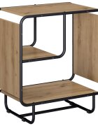 vidaXL Бюфет Дъб артизан 60 x 37.5 x 64.5 см Инженерна дървесина