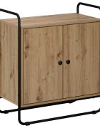 vidaXL Бюфет Дъб артизан 68 x 35 x 75 cm Обработено дърво