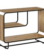 vidaXL Бюфет Дъб артизан 93.5 x 37.5 x 64.5 cm Инженерна дървесина
