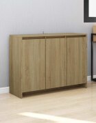 vidaXL Бюфет дъб сонома 102x33x75 см инженерно дърво
