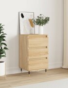 vidaXL Бюфет дъб сонома 40x35x70 см инженерно дърво