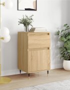 vidaXL Бюфет дъб сонома 40x35x70 см инженерно дърво