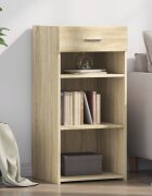 vidaXL Бюфет дъб сонома 45x425x93 см инженерно дърво