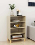 vidaXL Бюфет дъб сонома 57x35x90 см инженерно дърво