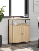 vidaXL Бюфет дъб сонома 70x30x80 см инженерно дърво