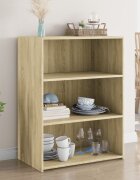 vidaXL Бюфет дъб сонома 70x41x93 см инженерно дърво