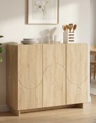vidaXL Бюфет Дъб сонома 85.5 x 31 x 75 см Инженерна дървесина