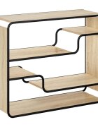 vidaXL Бюфет Дъб сонома 98 x 375 x 755 см Инженерна дървесина