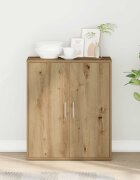 vidaXL Бюфет дъбов 60x31x70 см инженерно дърво