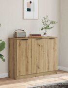 vidaXL Бюфет дъбов 905x30x70 см инженерно дърво