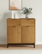 vidaXL Бюфет "FLAM" 80x40x80 см бор масив